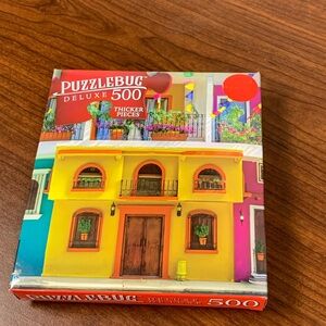 Deluxe 500-Piece Colorful House Puzzle